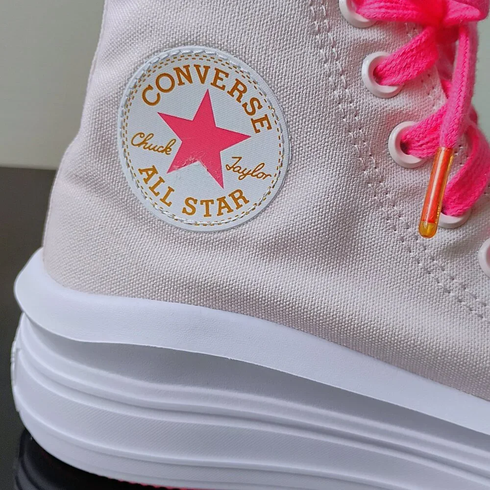 Converse Women Chuck Taylor All Star Move Ombre Platform Barely Rose/Strawberry - Picture 5 of 13
